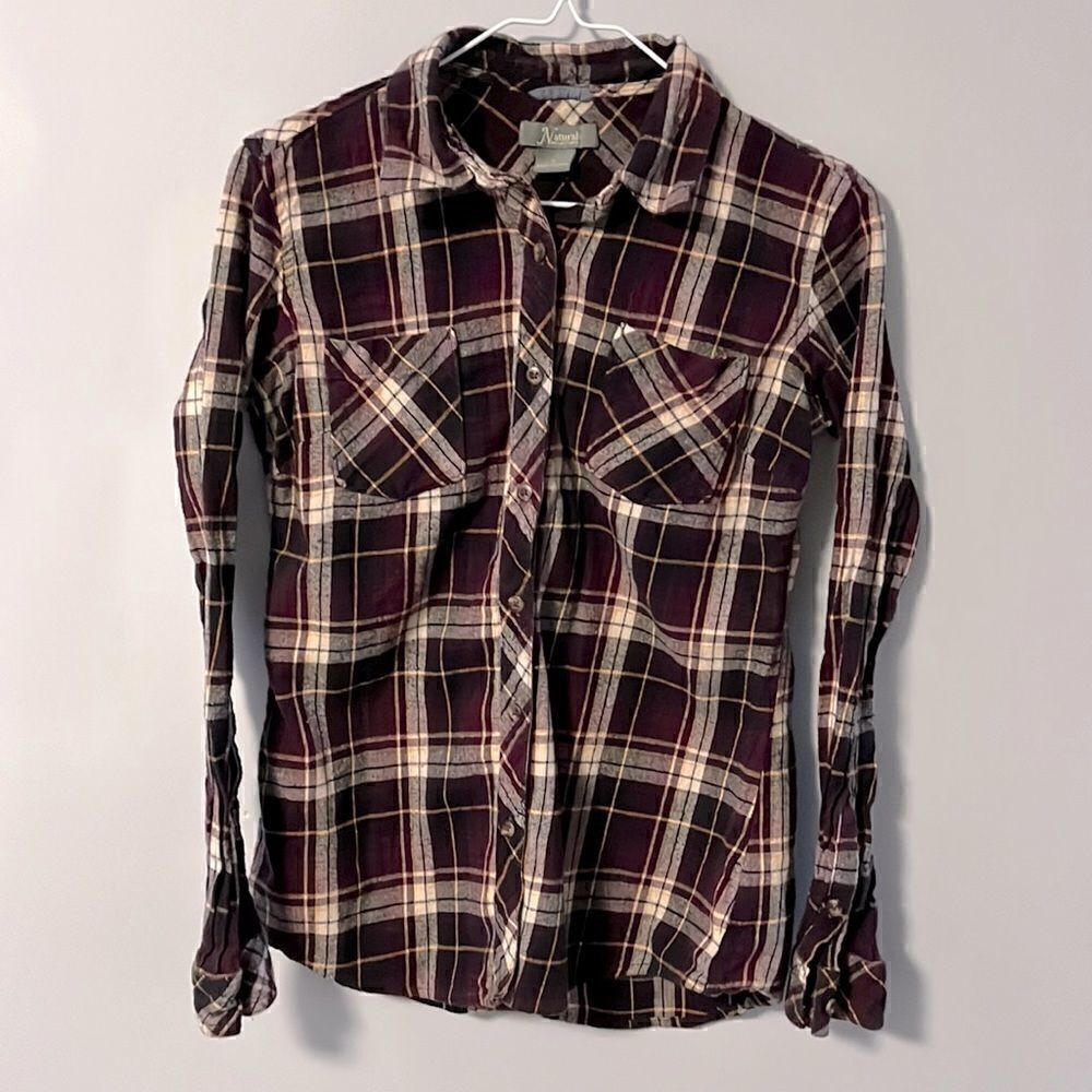 Womens’ Natural Reflections Flannel Size M